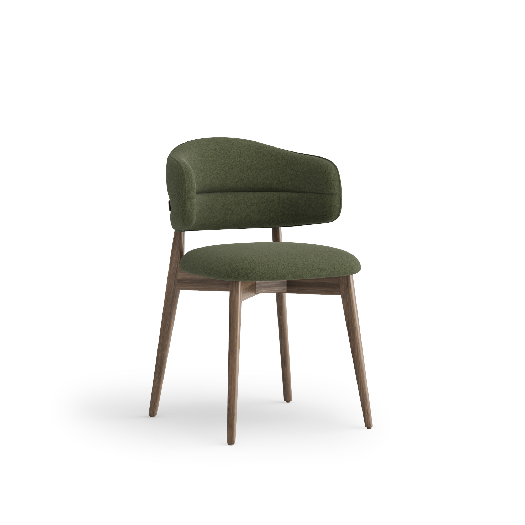 Coffee Upholstered Side Chair